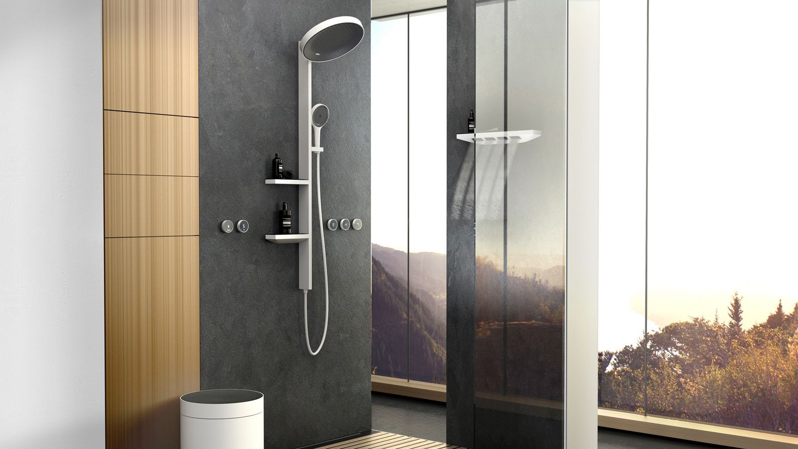 Душевая стойка Hansgrohe Rainfinity 26842700 - 1