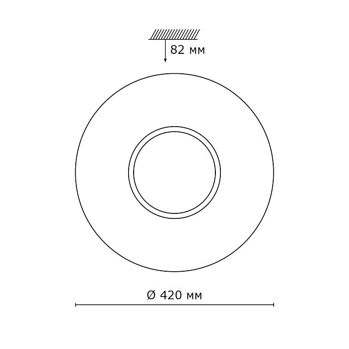 Настенно-потолочный светодиодный светильник Sonex Pale Visma 2048/DL - 5