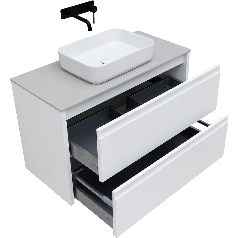 Тумба под раковину Allen Brau Fantasy 100 белый матовый 1.11003.WM - 7