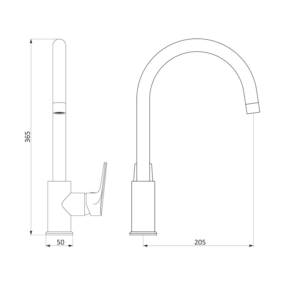 Смеситель Damixa RedBlu Origin Balance 790730000 белый, для кухонной мойки - 3