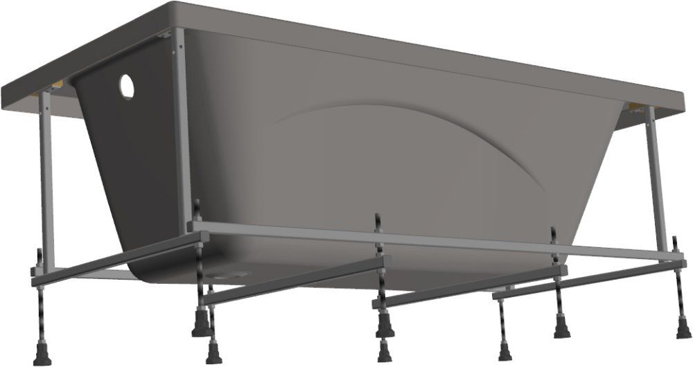 Акриловая ванна Roca Line 170x70 см белая ZRU9302924 - 2