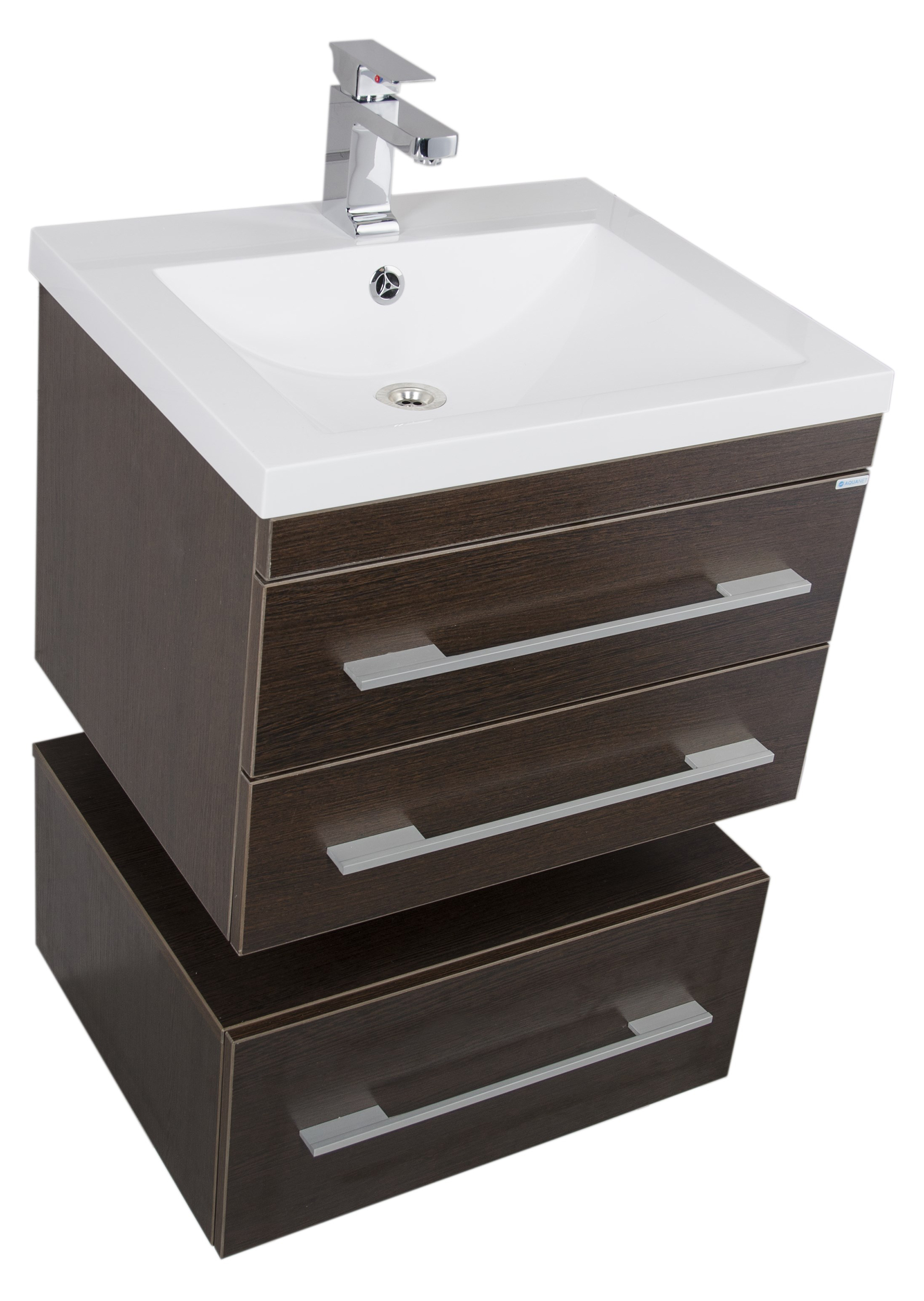 Тумба Aquanet Нота 58 подкатная венге 00170744 - 12
