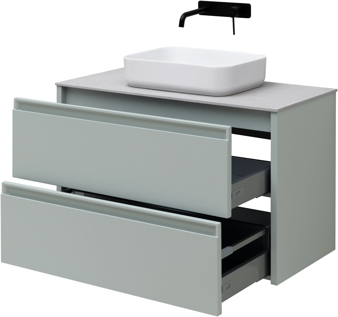 Тумба под раковину Allen Brau Fantasy 100 светло - зеленый матовый 1.11003.PWM - 4