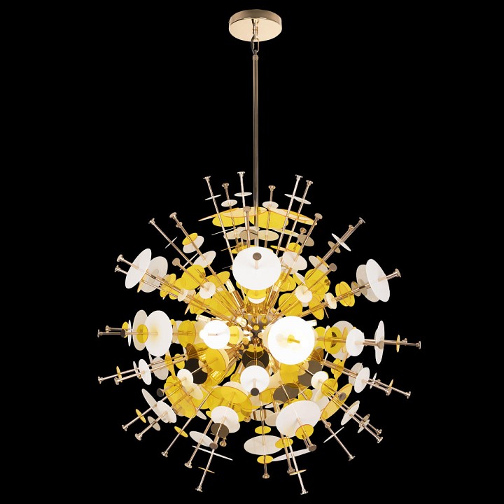 Люстра на штанге Loft it Avenir 10137/720 Gold - 1