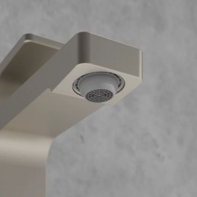 Смеситель для раковины Villeroy & Boch Architectura Square никель, матовый  TVW12500100064 - 3