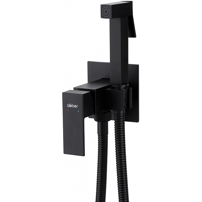 Гигиенический душ Abber Daheim черный матовый AF8226B - 0