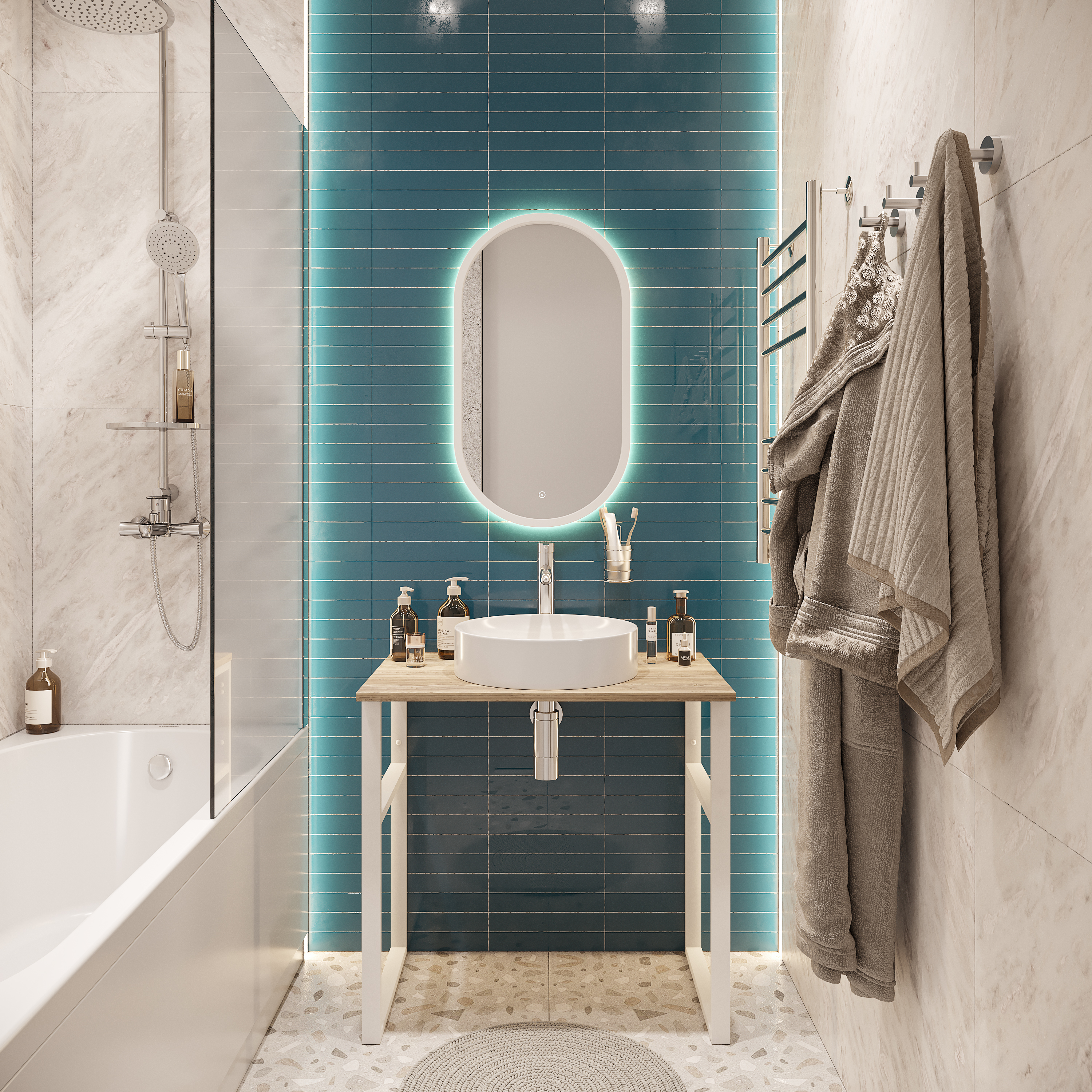 Раковина STWORKI накладная 43 3043-KL белый глянец - 2