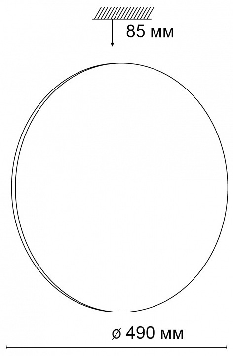 Настенно-потолочный светодиодный светильник Sonex Tan Vaka 3042/EL - 6