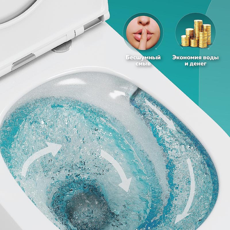 Унитаз подвесной Owl 1975 Wave TOWLT190801 - 7