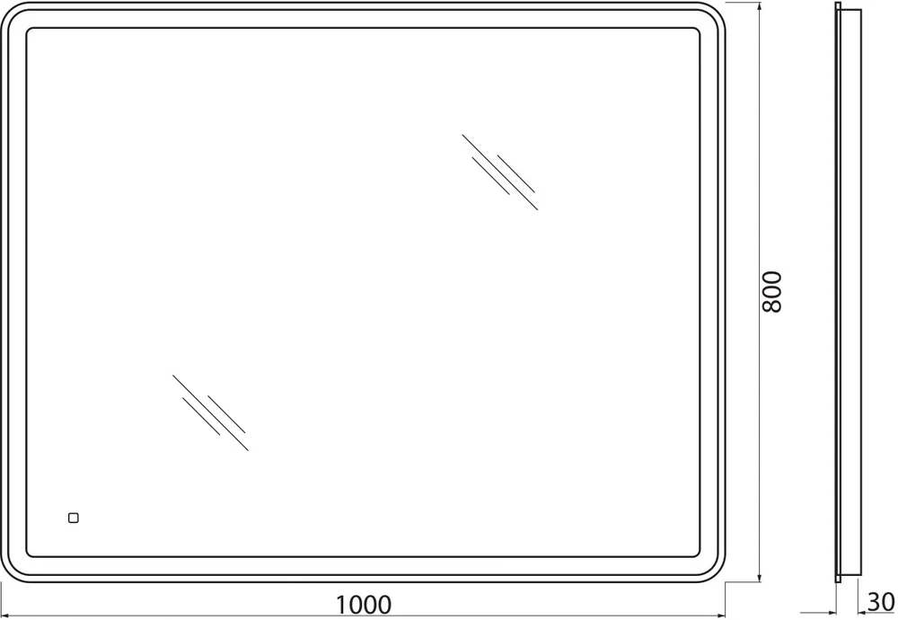 Комплект мебели BelBagno Marino 100 белый - 11