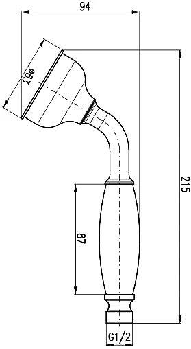 Душевая стойка Rav Slezak Morava бронза MK154.5/3 - 2