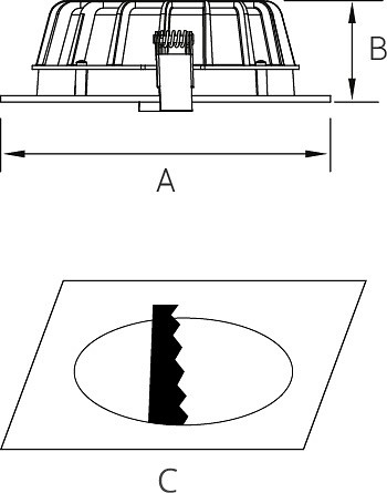 Встраиваемый светильник Fiberli CDEW 11130102 - 2