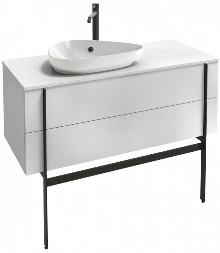 NOUVELLE VAGUE EB3040-N18 Тумба 100 см под раковину - 2 ящика, белый - 0