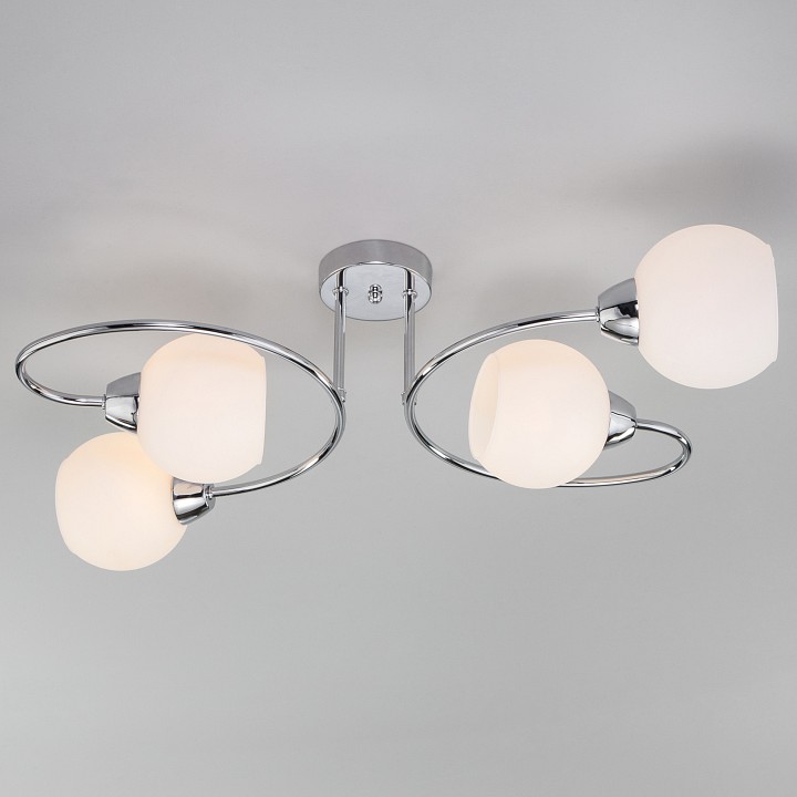 Потолочная люстра Eurosvet Tulia 30136/4 хром - 0