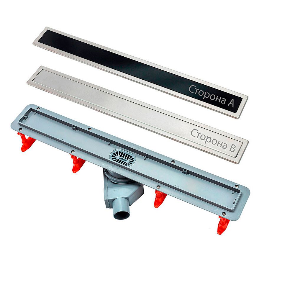 Душевой лоток Pestan Confluo Premium Line 850 черное стекло/сталь 13000295 - 2