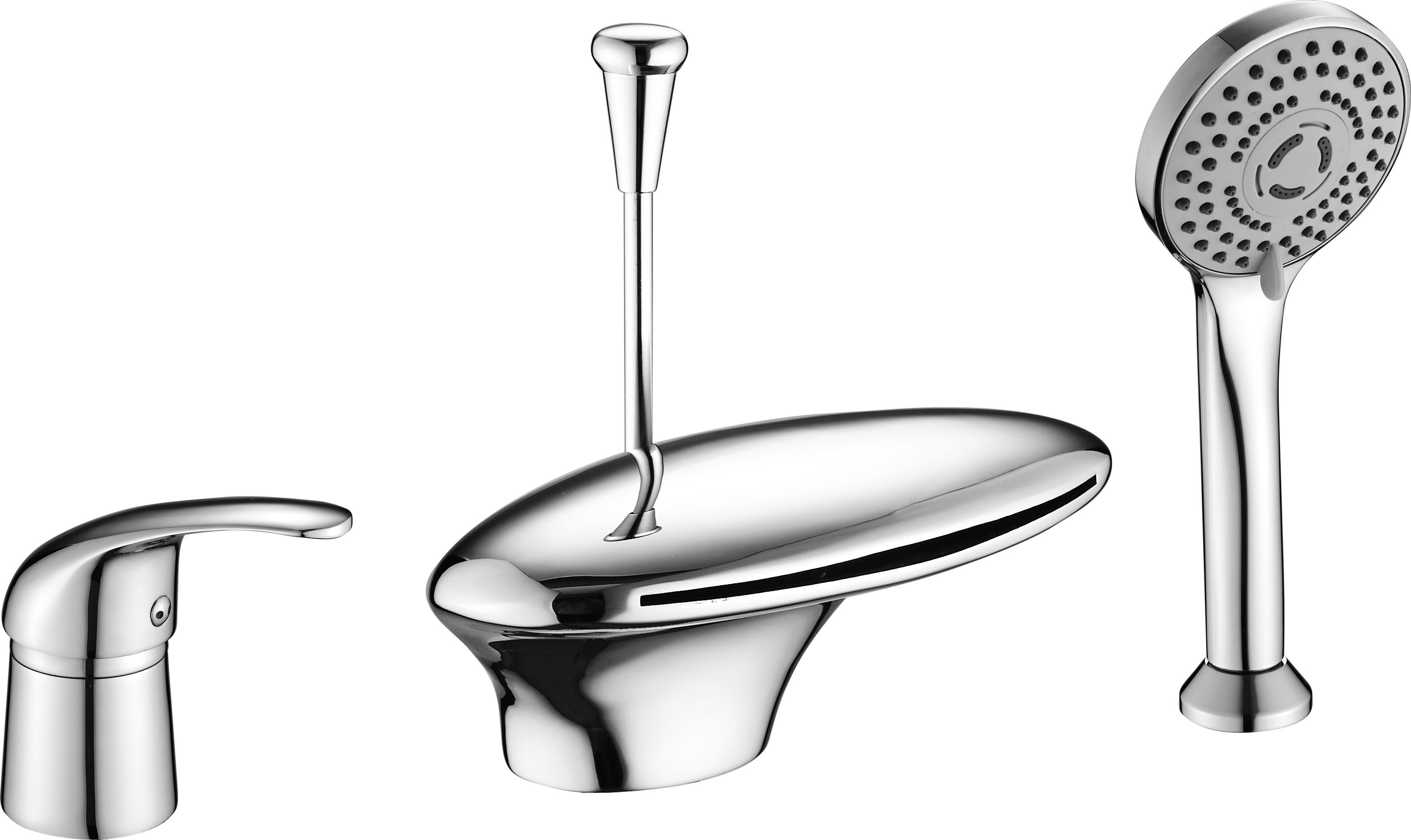 Смеситель Orange Iris М41-333cr на борт ванны M41-333cr - 0