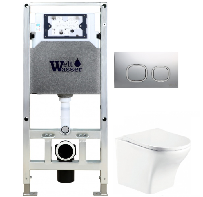 Комплект Weltwasser AMBERG 506 ST + ODENBACH 004 GL-WT + AMBERG RD-MT CR  10000006917 - 0