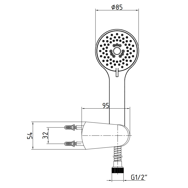 Душевой гарнитур Nita 102117338EX - 1