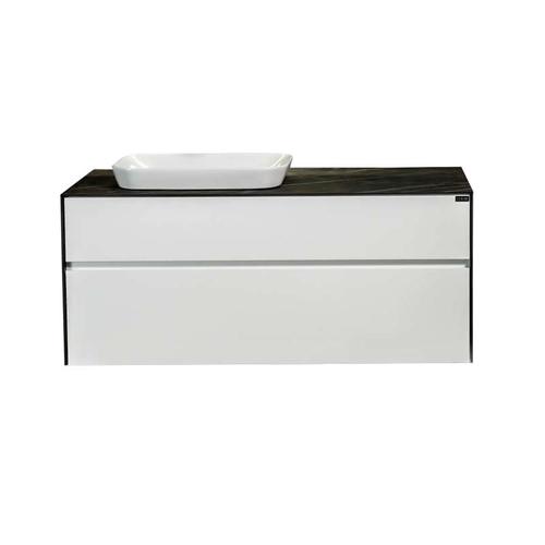 Тумба с раковиной Black&White Universell 120 черно-белая 907U1200 - 0