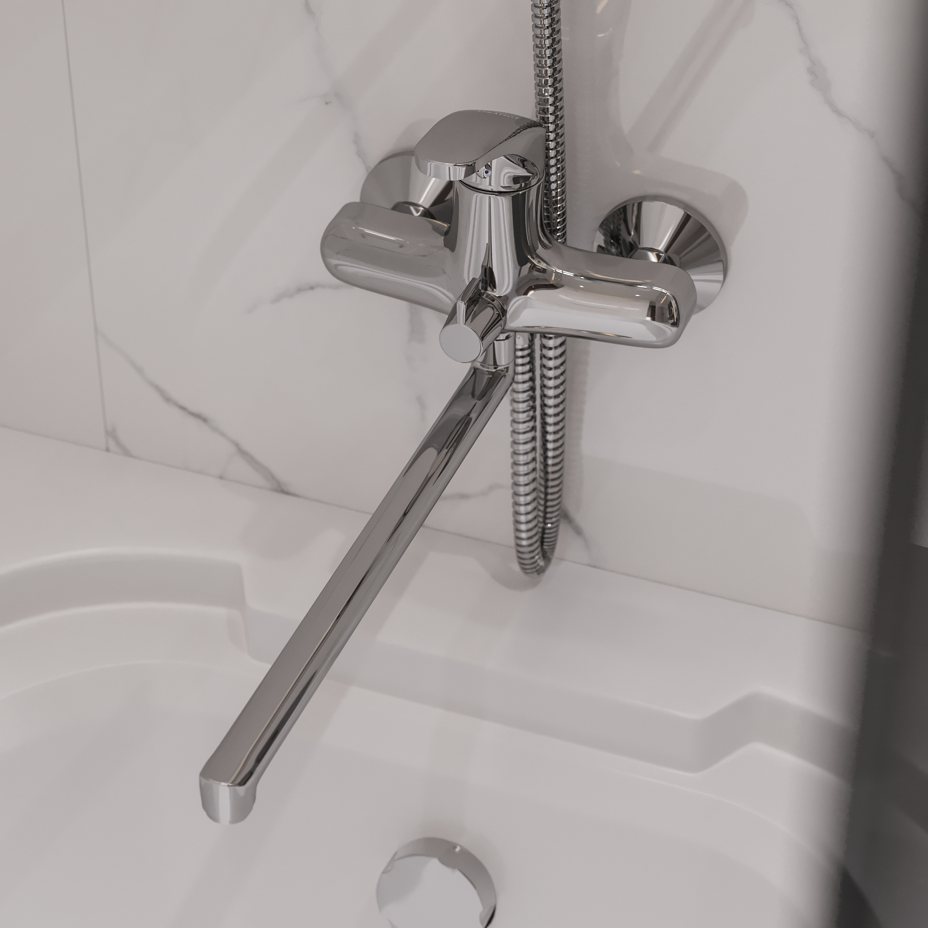 Универсальный смеситель DIWO Коломна KL-07cr - 3