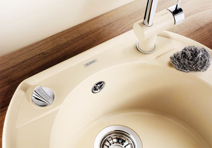 Мойка из гранита Blanco Rondoval бежевый  515672 - 4