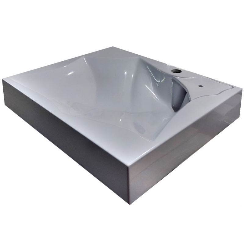 Раковина Stella Polar Элиза 60 на стиральную машину белый SP-00000723 - 0