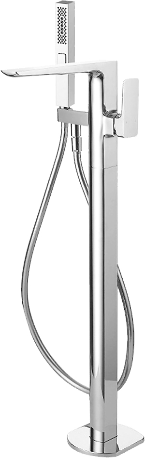 Смеситель напольный Allen Brau Infinity для ванны с душем хром 5.21009-00 - 0