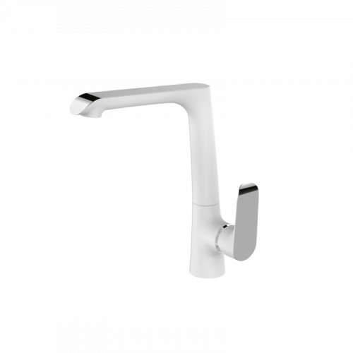 Смеситель для кухни WeltWasser WW MX BONN 306 WT хром - белый  10000002007 - 0