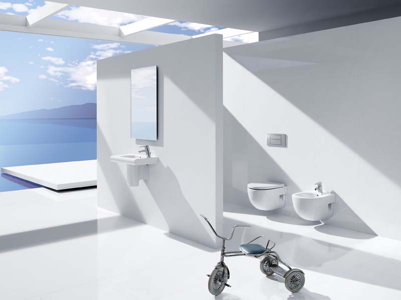 Унитаз подвесной Roca Meridian 346248000 укороченный - 5