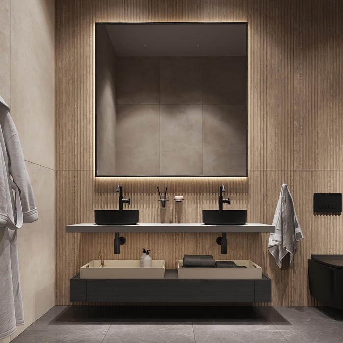 Бутылочный сифон для умывальника, черный матовый, Optima Home, IDDIS, OPTBL00i84 - 1