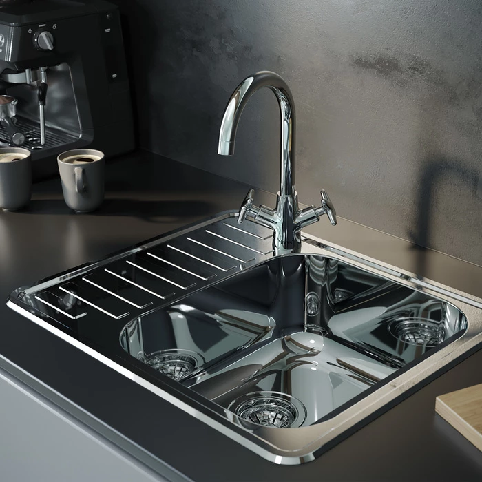 Смеситель Iddis Acros ACRSB00i05 для кухонной мойки, хром - 1