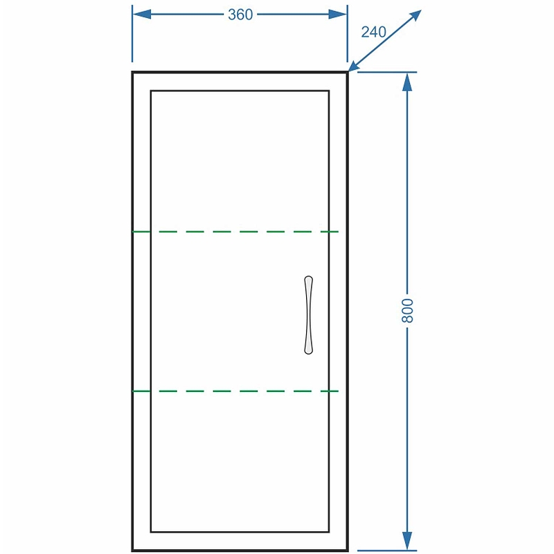 Шкаф подвесной Stella Polar Концепт 36 белый SP-00000138 - 3