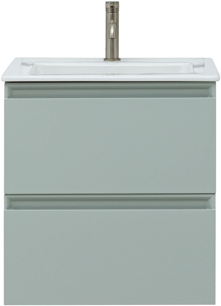 Тумба с раковиной Allen Brau Eclipse 60 светло - зеленый матовый 1.E1001.PWM - 1