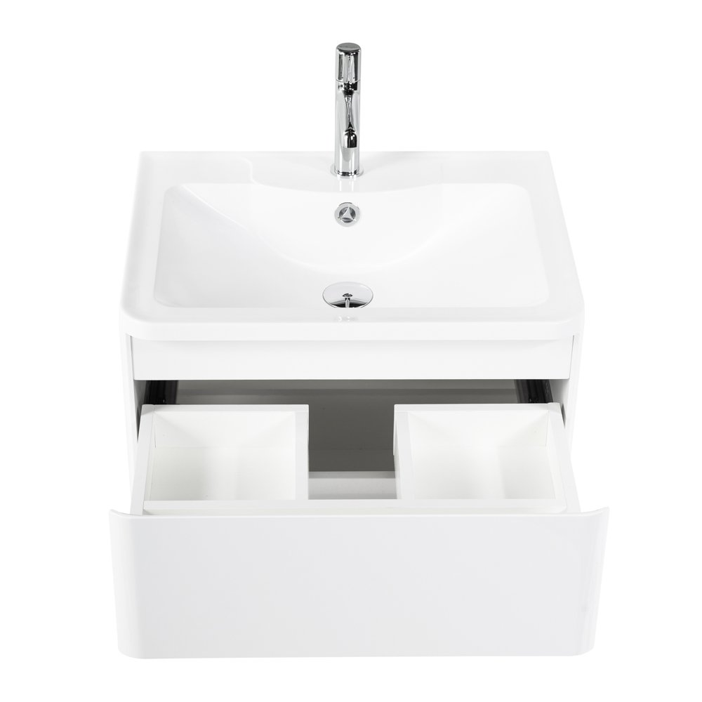 Тумба с раковиной BelBagno Albano 60 белый - 2