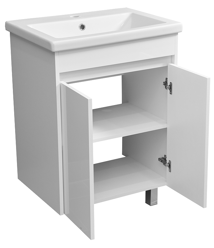 Тумба под раковину Stella Polar Фаворита Сомо 60 белый SP-00000163 - 2