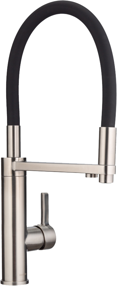Смеситель для кухни Swedbe Selene Plus черный, нержавеющая сталь  8640 - 3