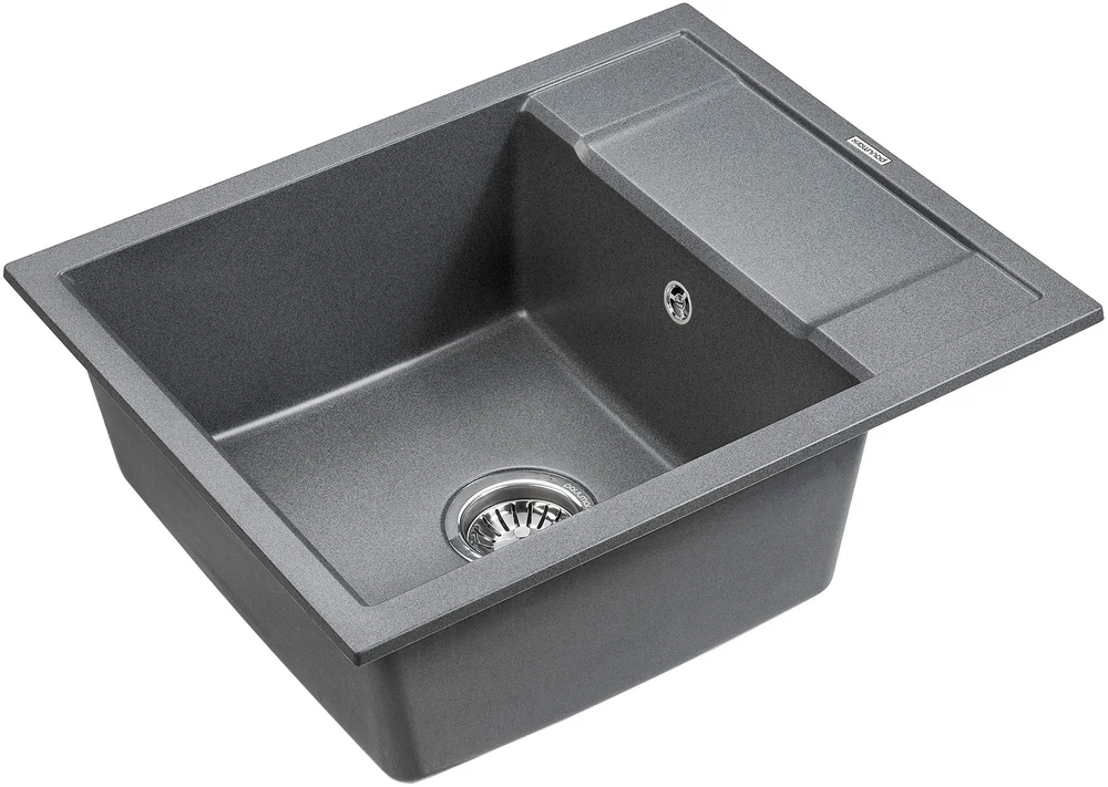 Мойка кухонная Paulmark Optimum 60 графит PM216050-DG - 1