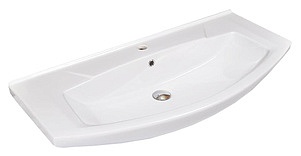 Тумба с раковиной Misty Лаванда 105 белая глянцевая УТ000000071 - 2