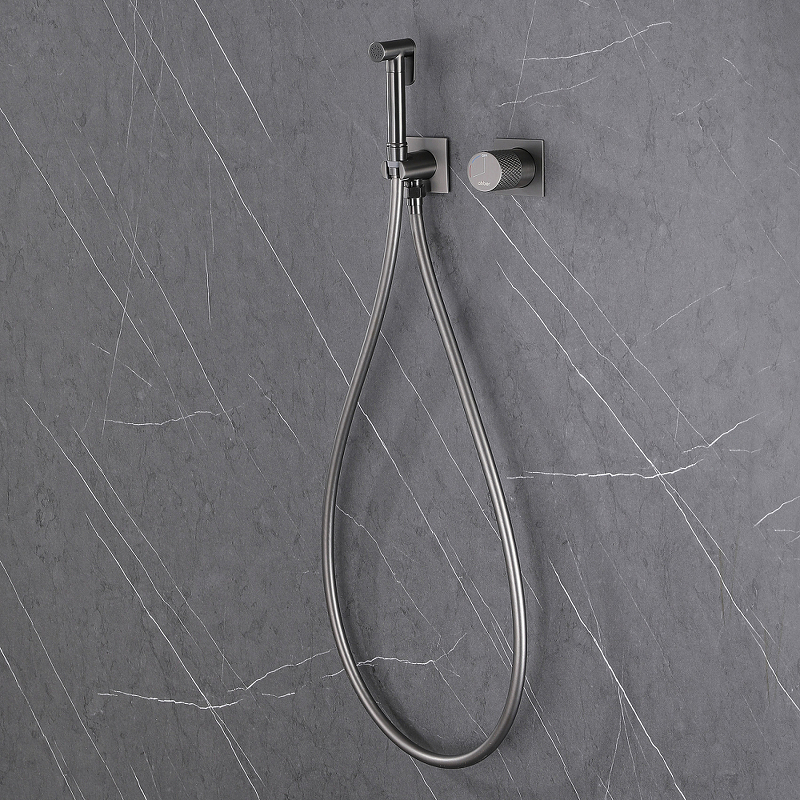 Гигиенический душ Abber Rund со смесителем сталь матовый AF8725NG - 2