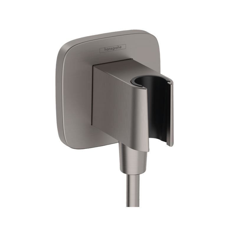 Шланговое подключение Hansgrohe Fixfit Q шлифованный черный хром 26887340 - 0