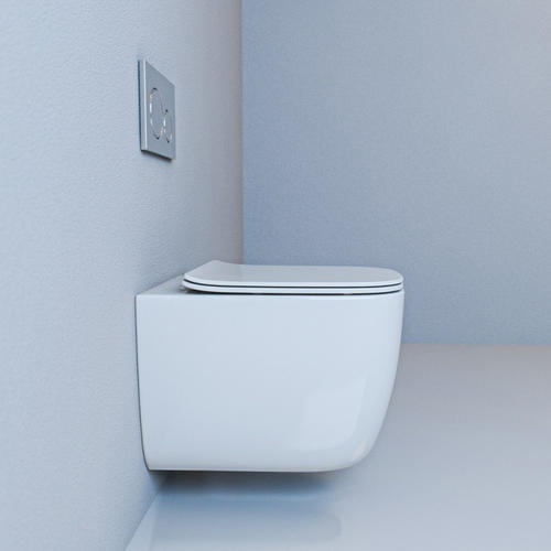 Унитаз подвесной Esbano Garant с сиденьем микролифт, белый  ESUPGARAW - 2