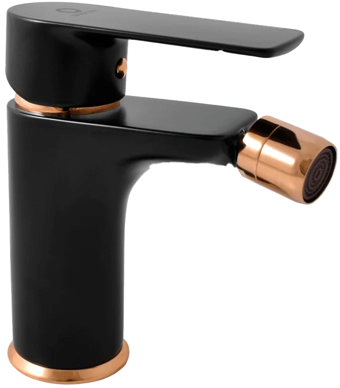Смеситель для биде Rav Slezak Vltava черный матовый - золото VT445.5KCMATZ - 0