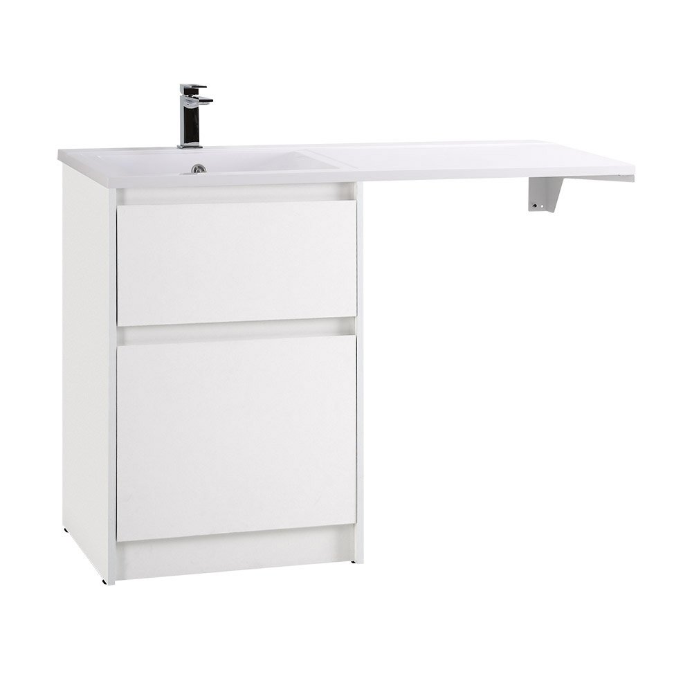 Комплект мебели Belbagno Kraft 120 белый матовый - 2