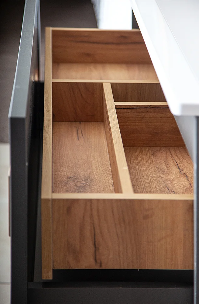 Тумба под раковину Бриклаер Берлин 80 оникс серый  4627125416156 - 1