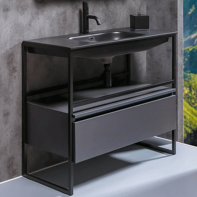 Тумба Armadi Art Loft 100 подвесная черный 894-100-A - 1