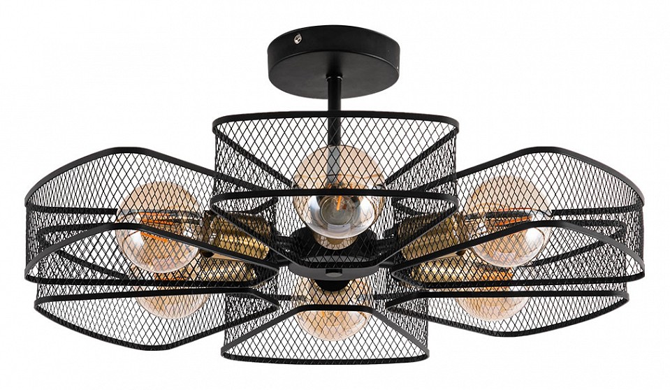 Люстра на штанге Arte Lamp Maasym A7044PL-6BK - 0