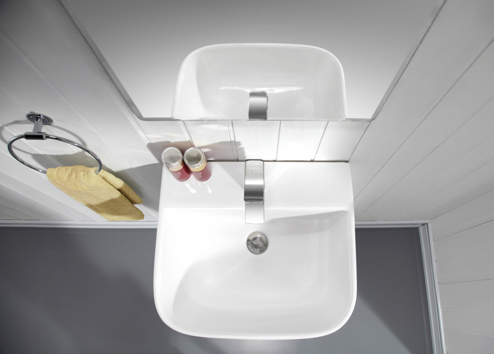 Раковина напольная CeramaLux N 33 см белый  G-515 - 2