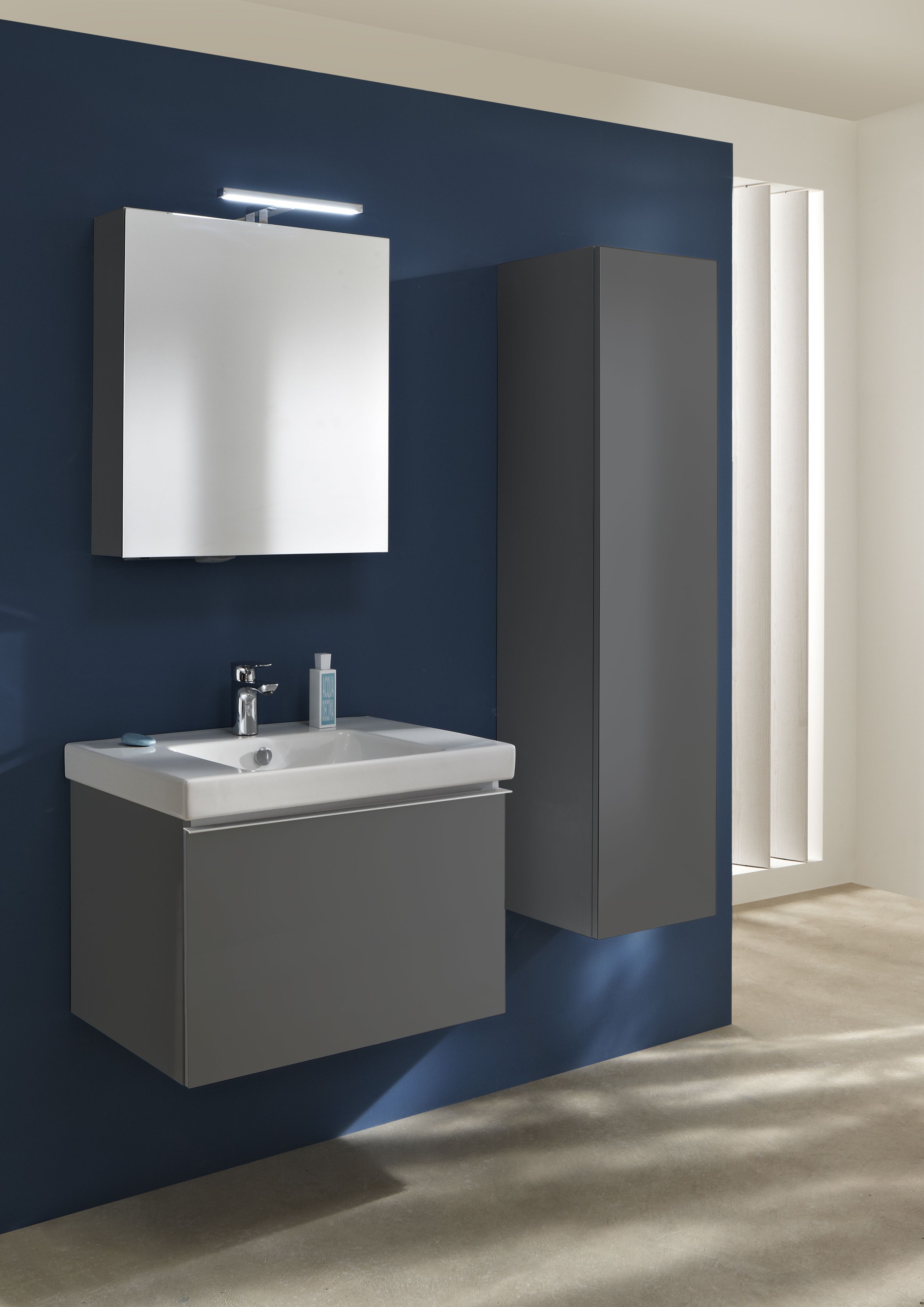 Тумба для комплекта Jacob Delafon Odeon Up 70 серый антрацит EB860-N14 - 1