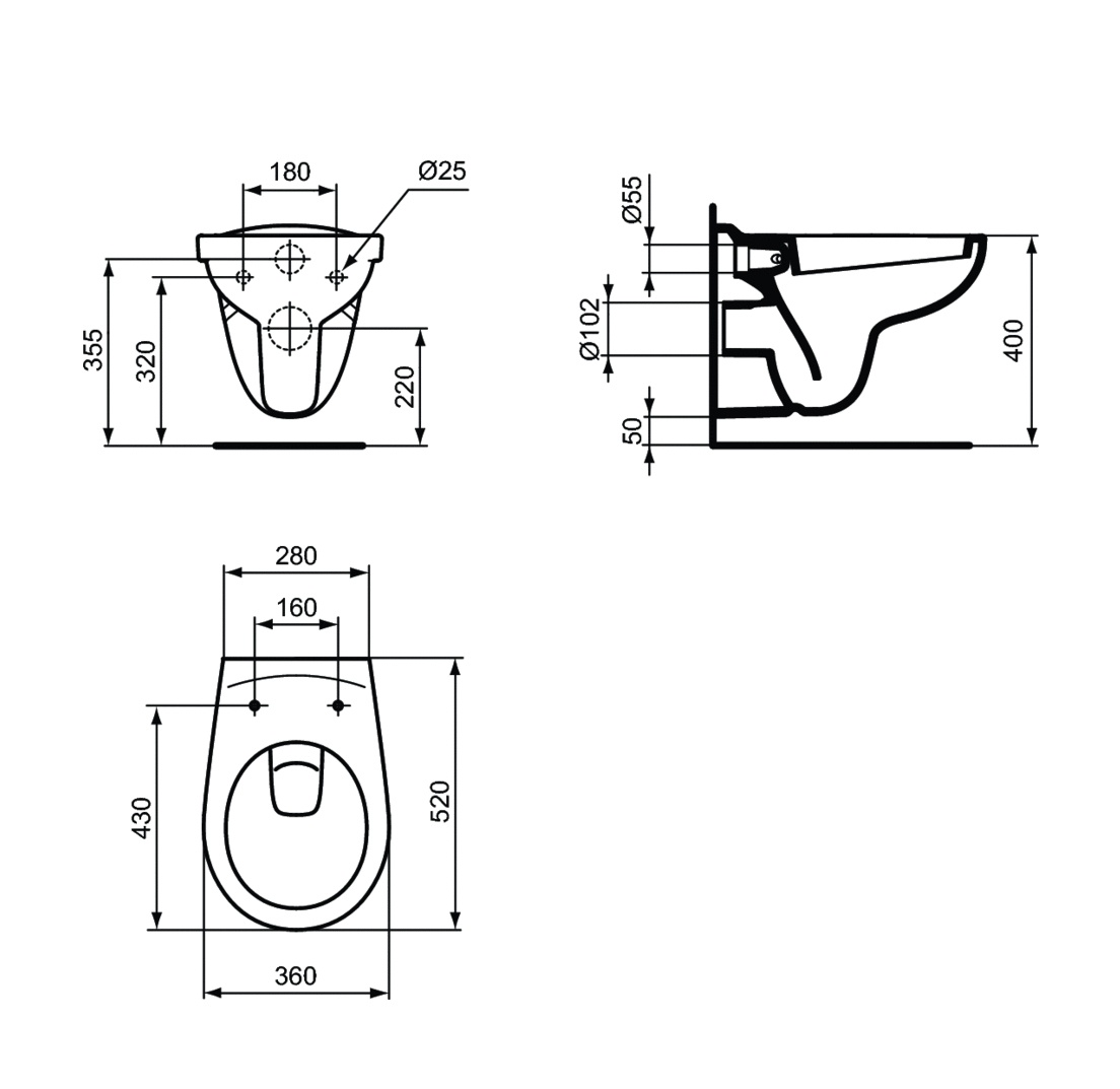 Сиденье для унитаза Ideal Standard San Remo  K705301 - 4