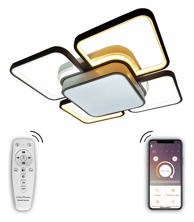 Потолочный светодиодный светильник Natali Kovaltseva 81038/8C - 7